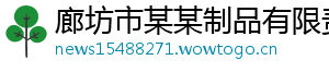 廊坊市某某制品有限责任公司